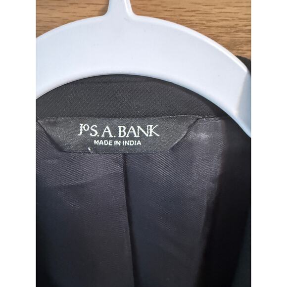 Jos. A. Bank 43L men’s charcoal suit jacket blazer 100% wool 2-button front - Picture 8 of 8